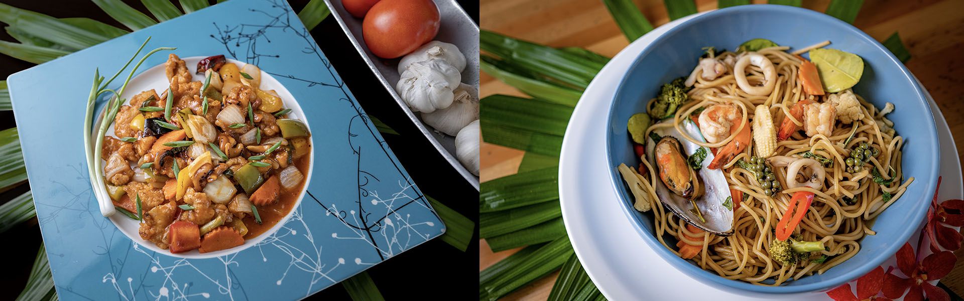 Grand Villa Noi - Exceptional cuisine (Spaghetti seafood)